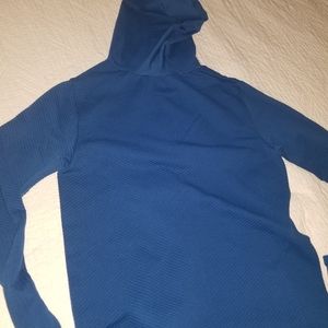 Athleta blue hooded top